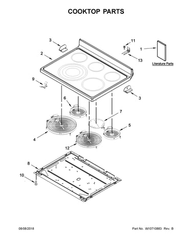 Cooktop parts