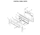 Whirlpool WFE714HLAS1 control panel parts diagram
