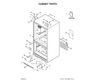 Whirlpool WRF532SNHZ01 cabinet parts diagram