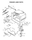 Freezer liner parts