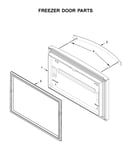 Freezer door parts
