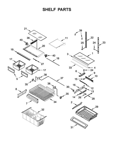 Shelf parts