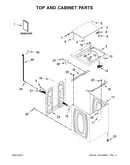 Top and cabinet parts