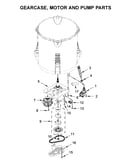 Gearcase, motor and pump parts