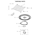 Whirlpool WMH53521HW2 turntable parts diagram