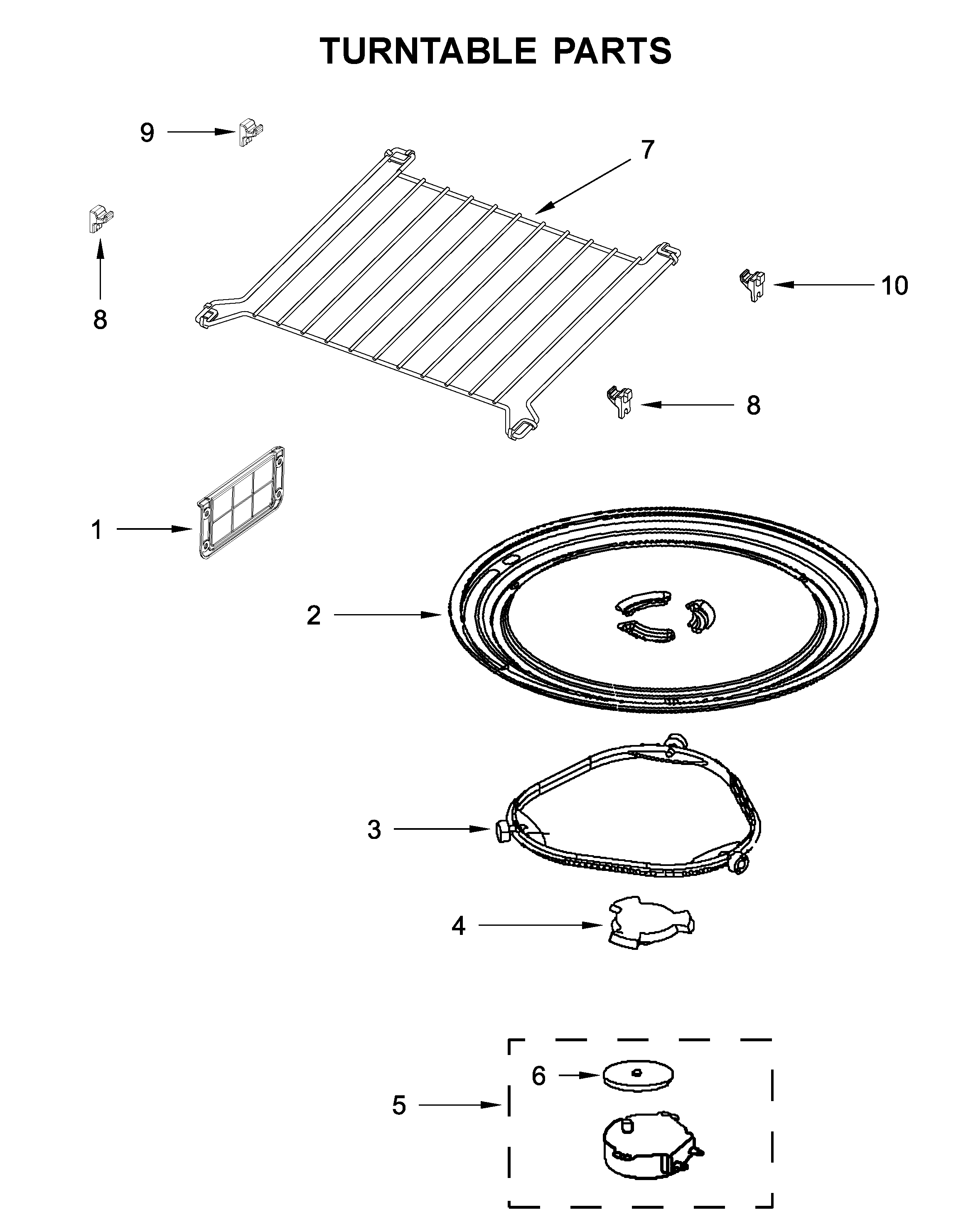 Turntable parts