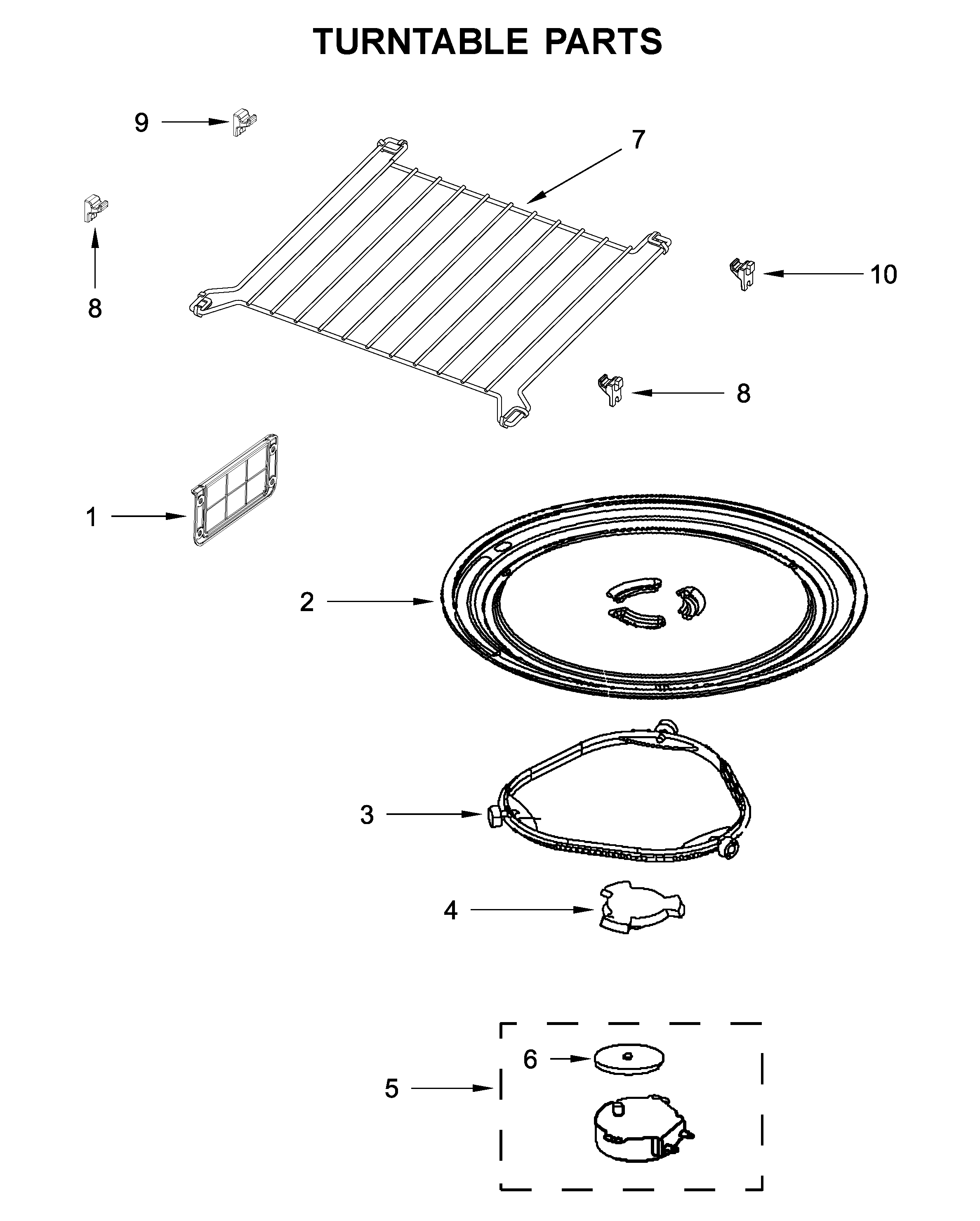 Turntable parts
