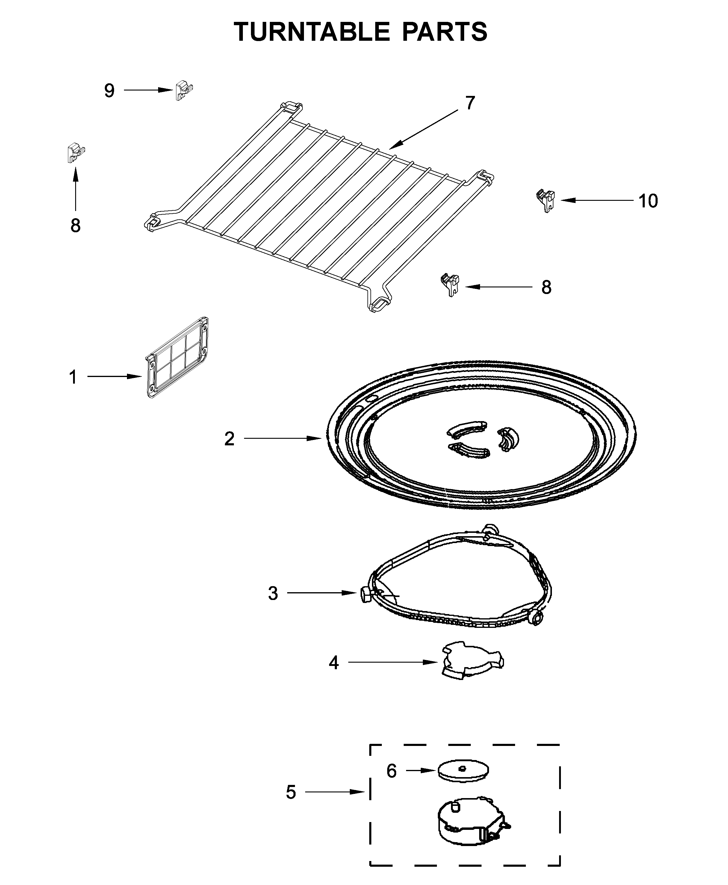 Turntable parts