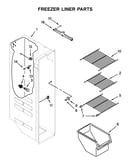 Freezer liner parts