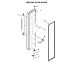 Amana ASI2575FRS00 freezer door parts diagram