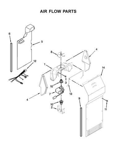 Air flow parts
