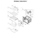 Maytag MEW9630FZ03 internal oven parts diagram