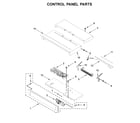 Amana AWO6317SFS02 control panel parts diagram