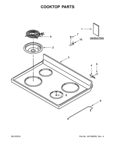 Cooktop parts