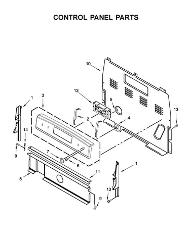 Control panel parts