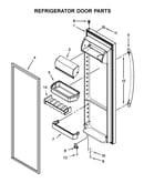 Refrigerator door parts