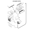 Whirlpool WRS342FIAM00 ice maker parts diagram
