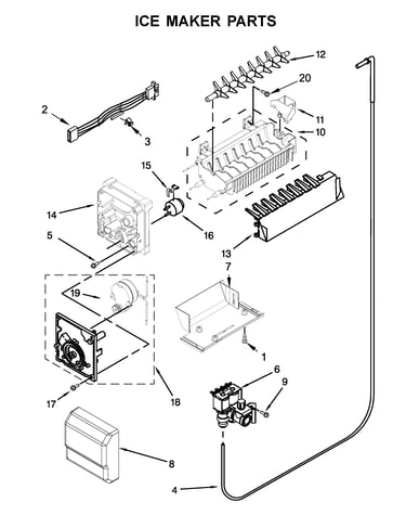 Ice maker parts