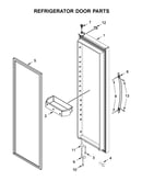 Refrigerator door parts