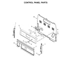 Whirlpool YWFE510S0HS1 control panel parts diagram