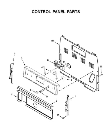 Control panel parts