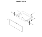 Whirlpool YWFE510S0HS1 drawer parts diagram