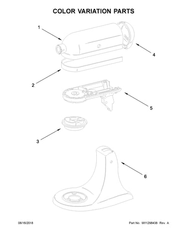 Color variation parts