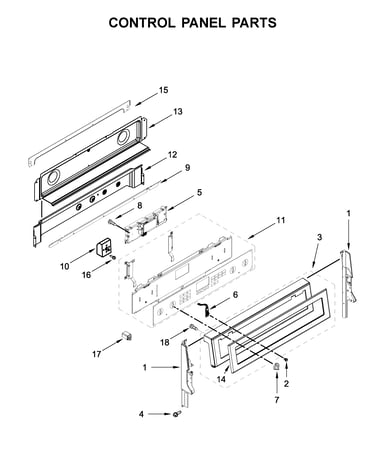 Control panel parts