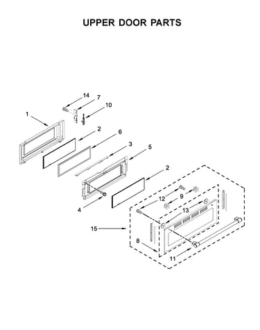 Upper door parts