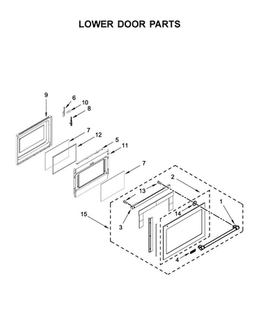 Lower door parts