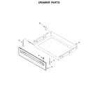 Amana YACR4303MFW3 drawer parts diagram