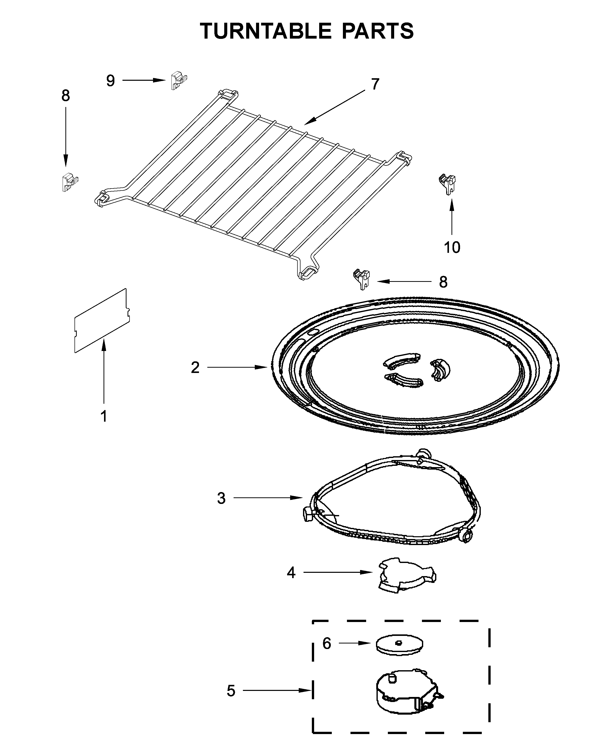 Turntable parts