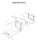 Oven door parts