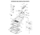 Jenn-Air JMV9196CB6 interior and ventilation parts diagram