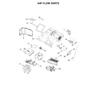 Jenn-Air JMV9196CB6 air flow parts diagram