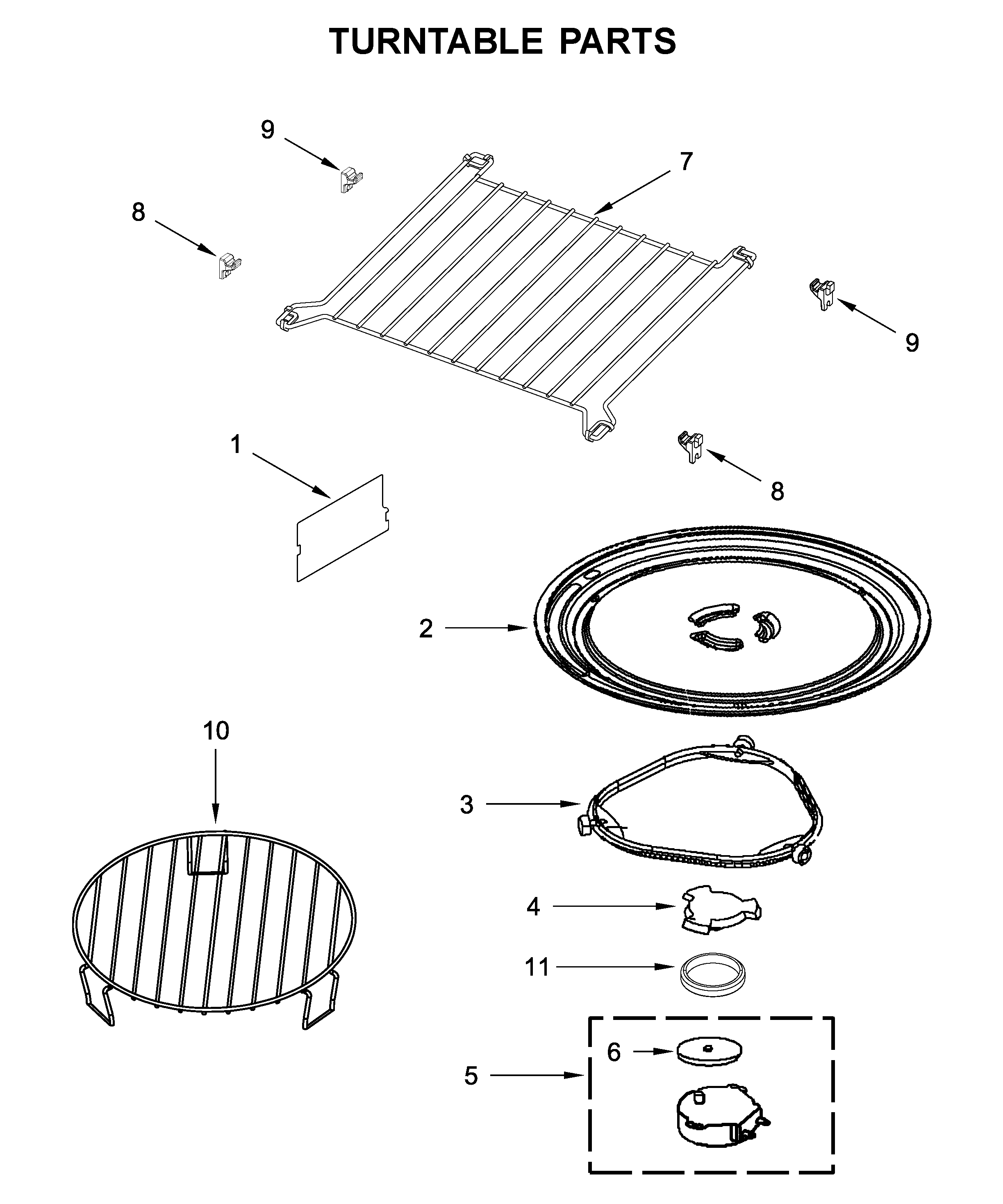 Turntable parts