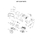 Jenn-Air JMV9196CS6 air flow parts diagram