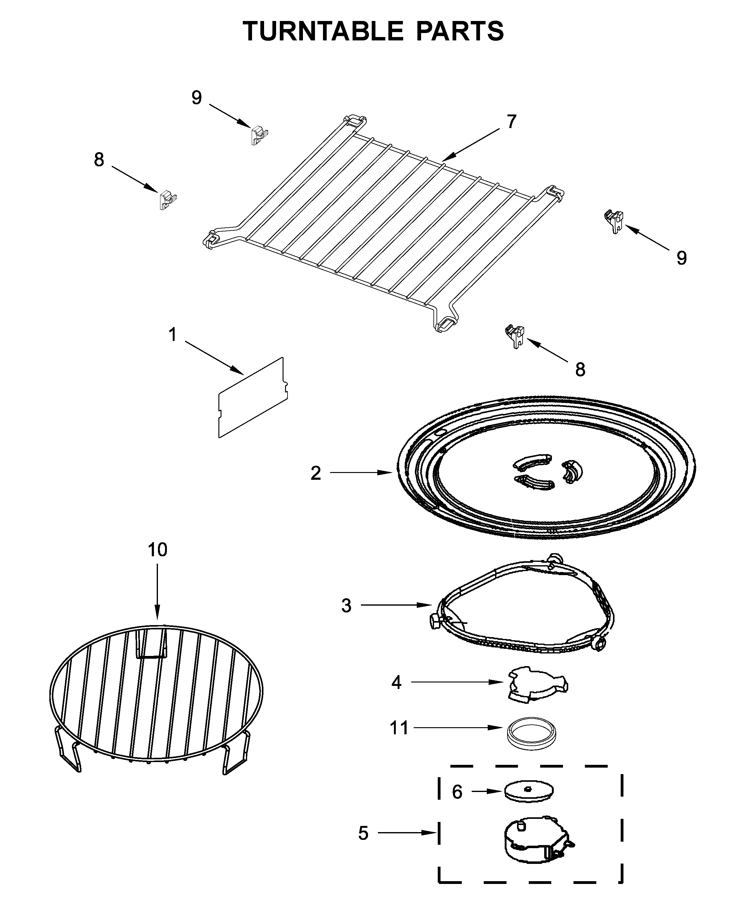Turntable parts