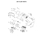 Jenn-Air YJMV9196CS4 air flow parts diagram