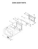 Oven door parts