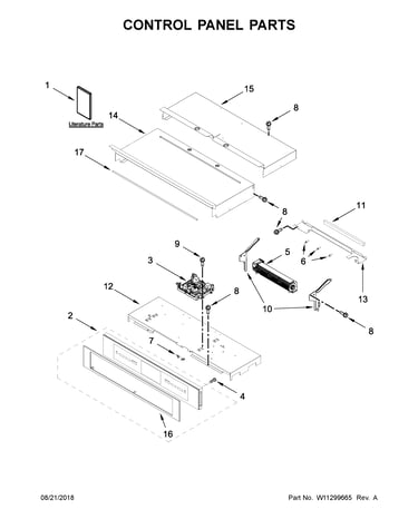 Control panel parts