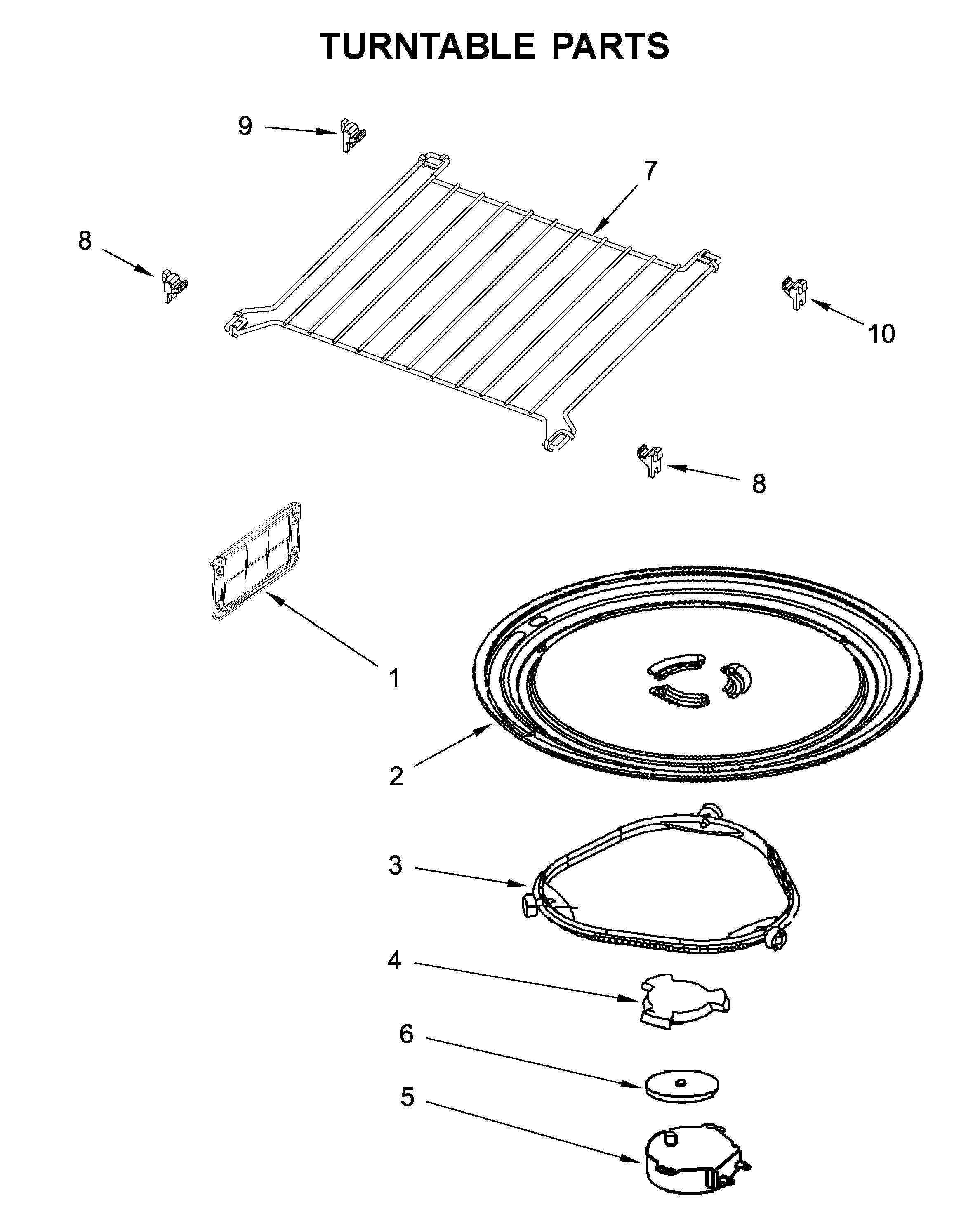Turntable parts