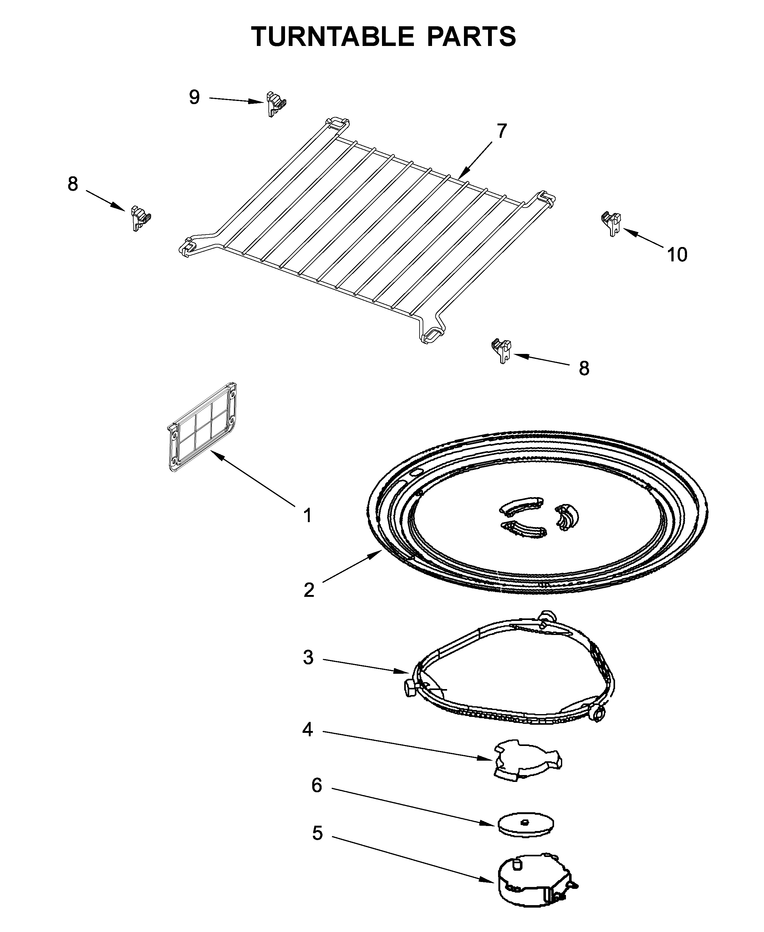 Turntable parts