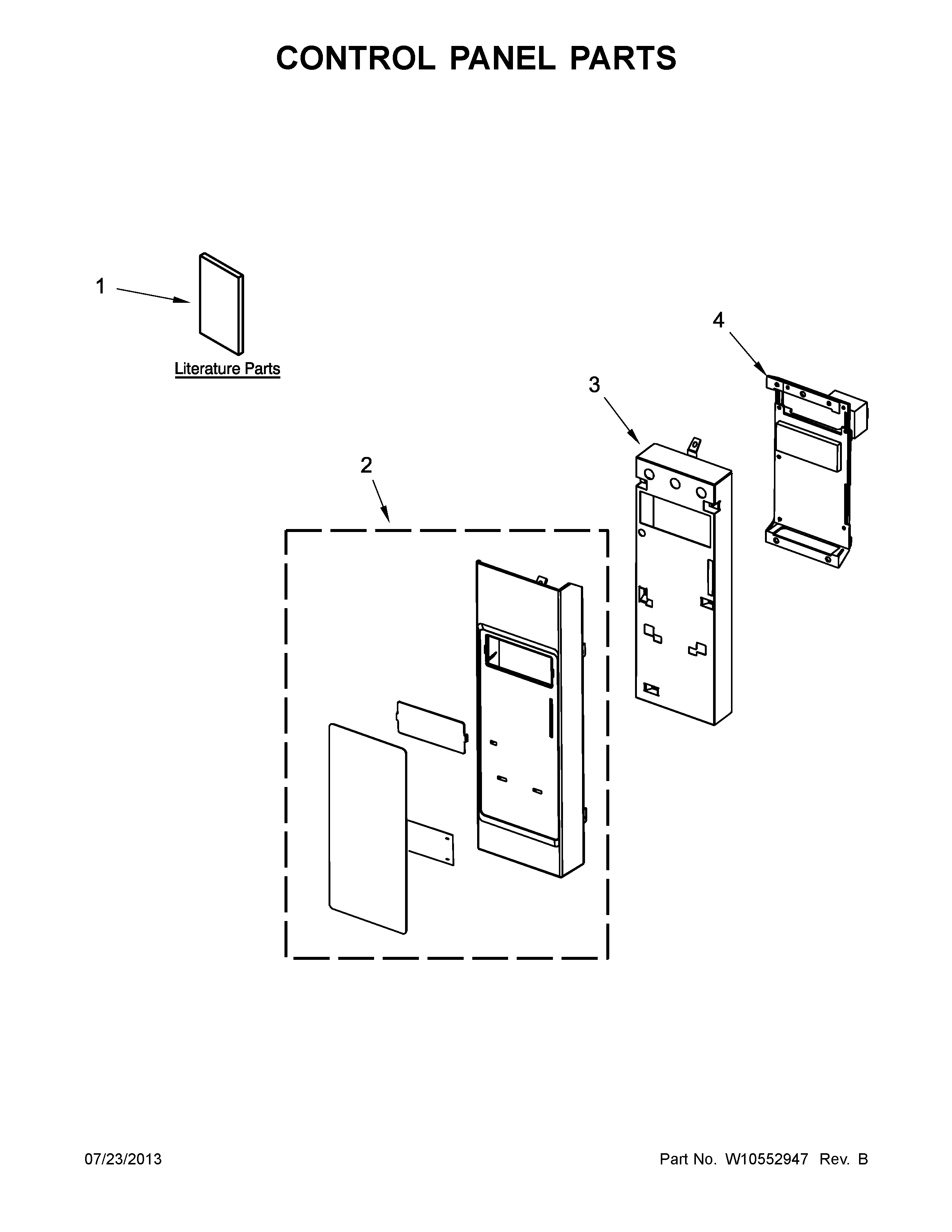 Control panel parts