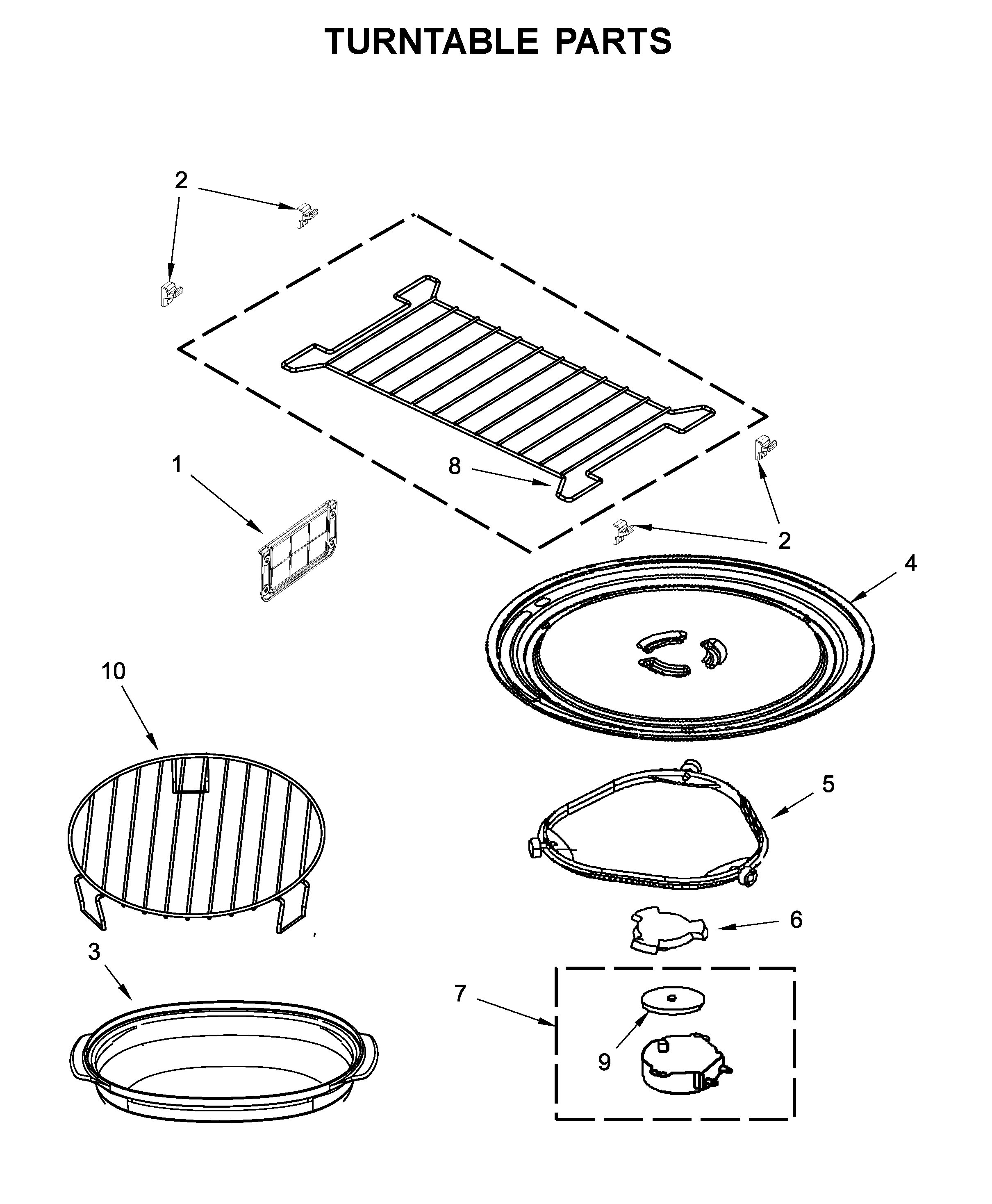 Turntable parts