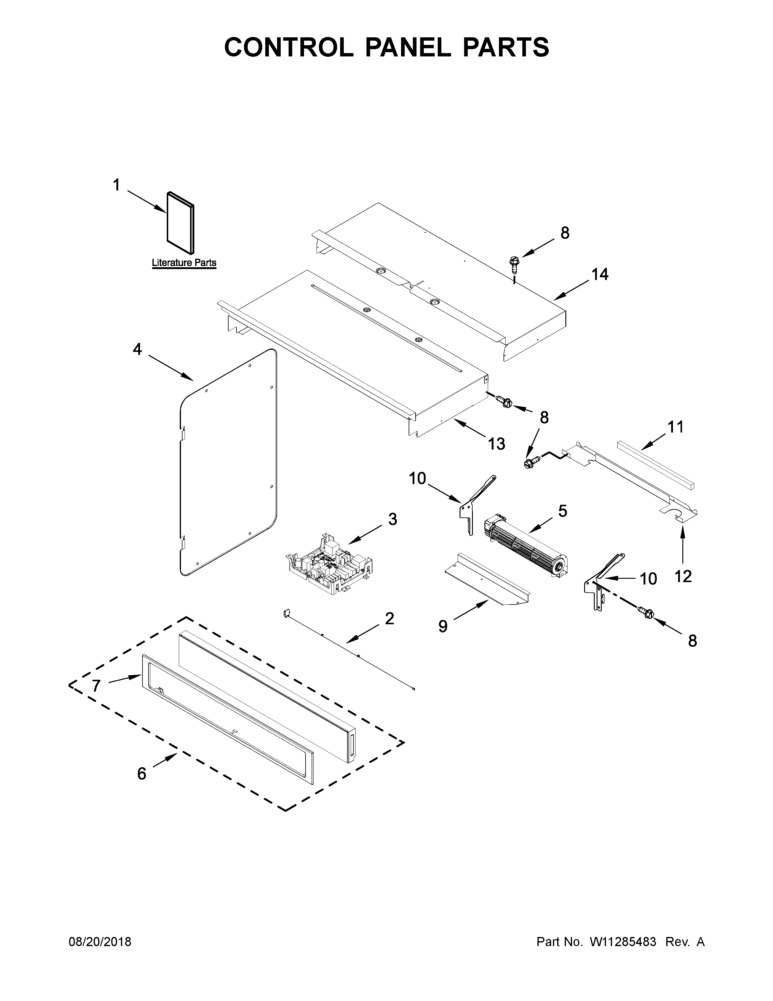 CONTROL PANEL PARTS