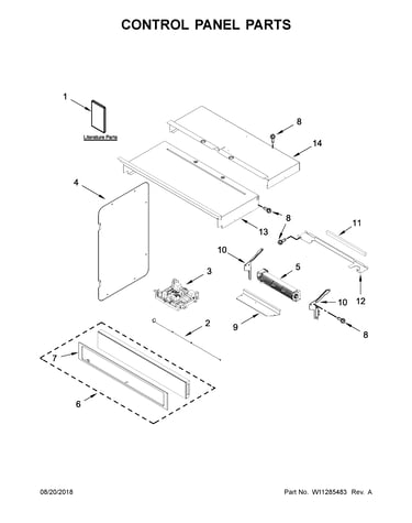 Control panel parts
