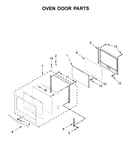 Oven door parts