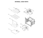 Whirlpool WOC75EC0HS01 internal oven parts diagram