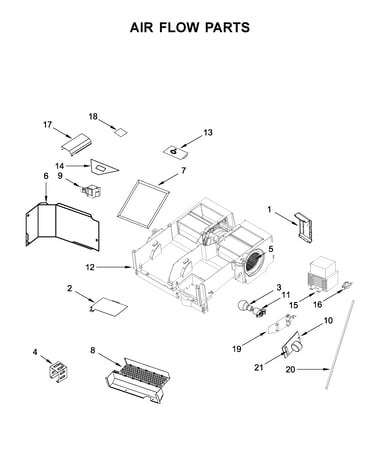 Air flow parts